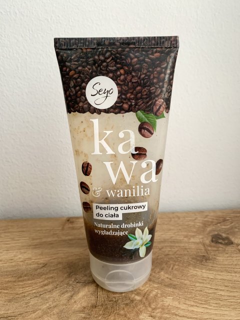 Seyo Peeling cukrowy do ciała, Kawa i wanilia, Naturalne wygładzenie