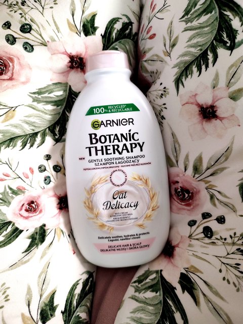 Garnier Botanic Therapy, Oat Delicacy, Szampon do włosów, Łagodzący, Z kremem ryżowym i organicznym mleczkiem owsianym 