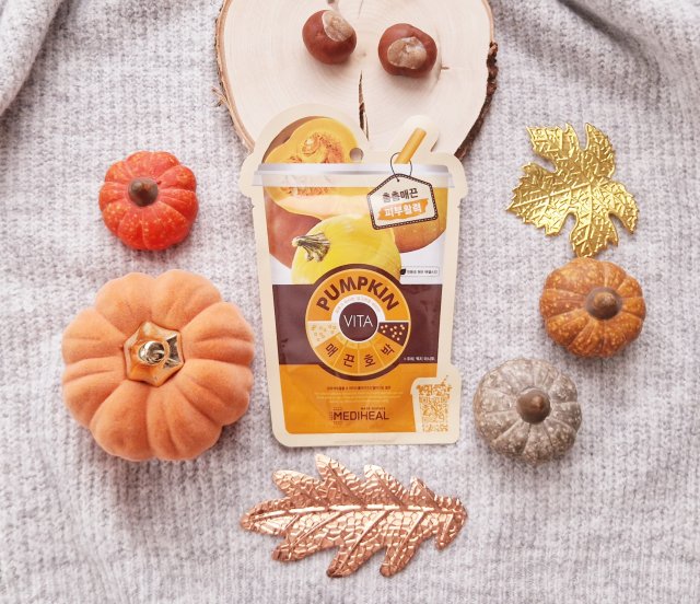 Mediheal Maska do twarzy w płacie, Liftingująca, Pumpkin