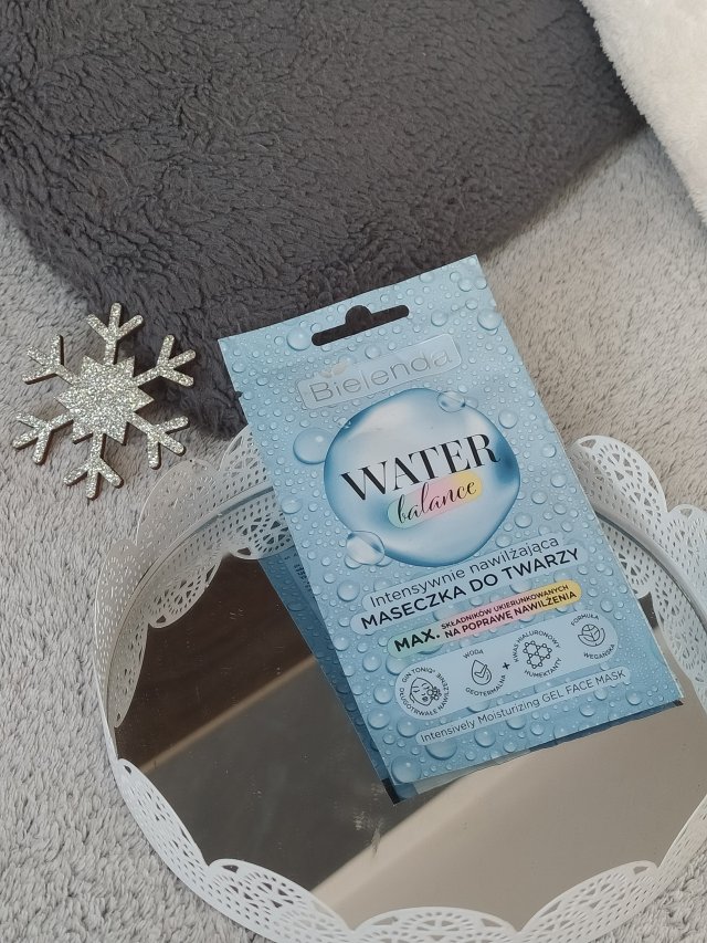 Bielenda Water Balance, Maseczka do twarzy, Intensywnie nawilżająca