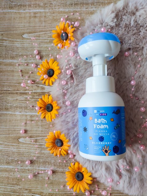 HISKIN Kids, Pianka do mycia, Scent Blueberry, Zapach jagodowy