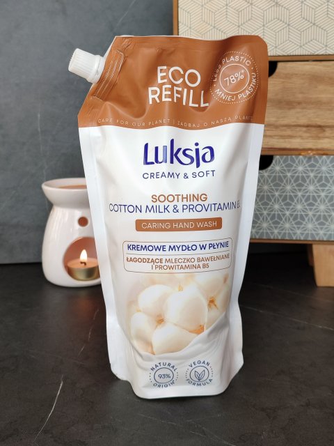 Luksja Creamy, Mydło w płynie, Cotton Milk & Provitamin B5