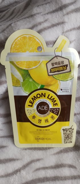 Mediheal Maska do twarzy w płacie, ADE, Cytryna i Limonka