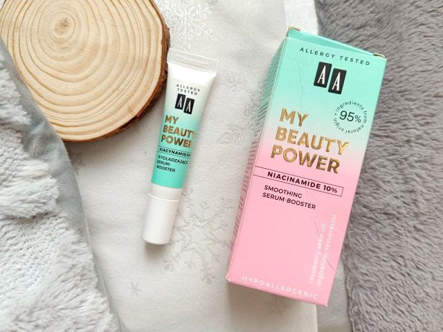 AA My Beauty Power, Serum-booster do twarzy, Wygładzające, niacynamid 10%