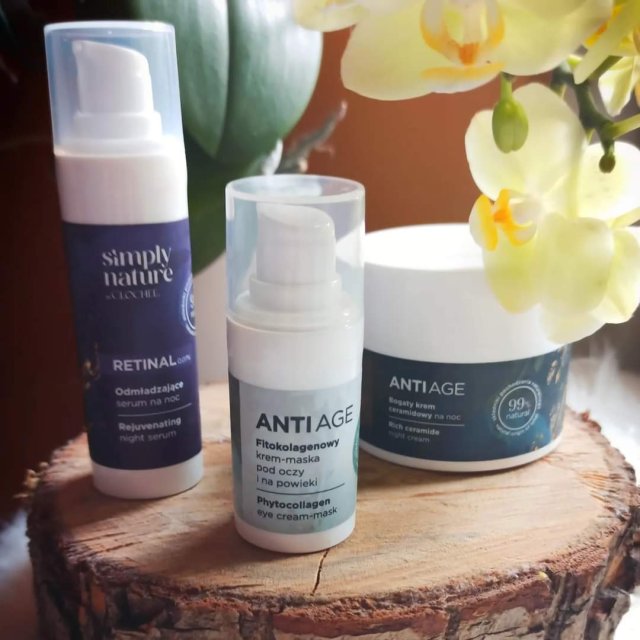 Clochee serum z retinolem, krem pod oczy, krem ceramidowy 