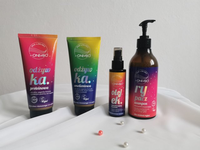 OnlyBio Hair Balance, Szampon do włosów, Intensywnie oczyszczający, Rypacz