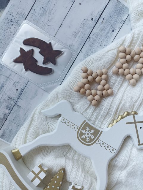 NIUQI Płatki pod oczy, Hydrożelowe, Gwiazdki, Kalendarz Adwentowy 2023