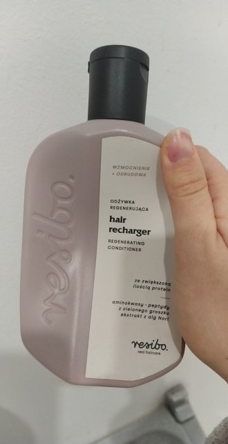 Resibo Odżywka do włosów, Hair Recharger, Regenerująca 