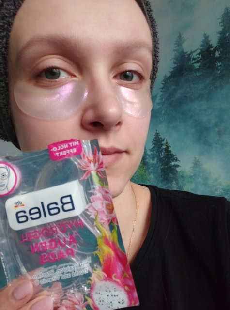 Balea Płatki pod oczy, Hydrożelowe, Hyaluron, Drachen-frucht und Vitamin C