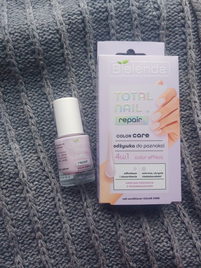Bielenda Odżywka do paznokci, Total Nail Repair, 4w1, Color Care