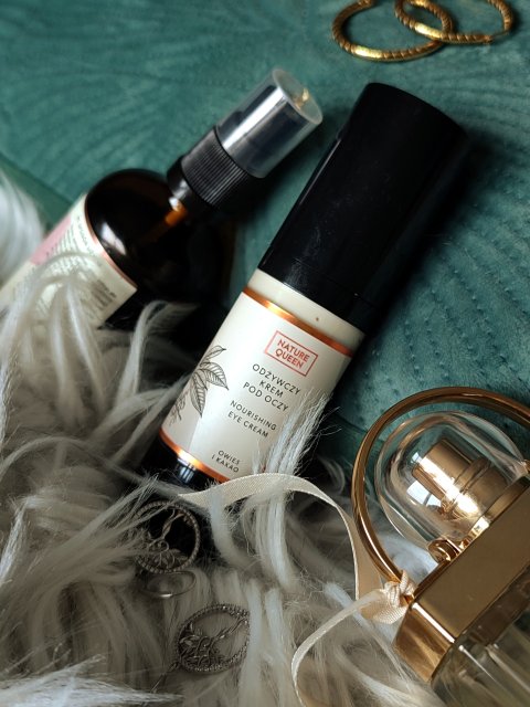 Nature Queen Krem pod oczy, Odżywczy, Owies i kakao