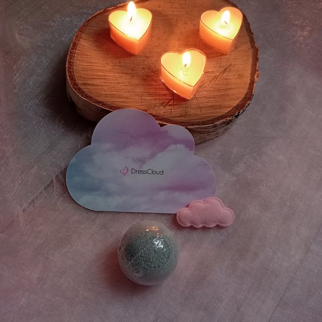 BeBeauty Kula do kąpieli, Brokatowa, Olej z awokado i pestek winogron