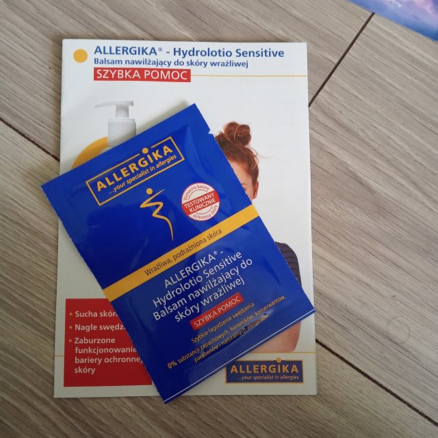 Allergika Balsam do ciała, Hydrolotio Sensitive, Nawilżający, Do skóry wrażliwej, Szybka pomoc