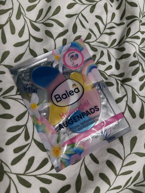 Balea Płatki pod oczy, Hydrożelowe, Rainbow Effect, Hyaluron, Wolkenblumen, Niacinamide