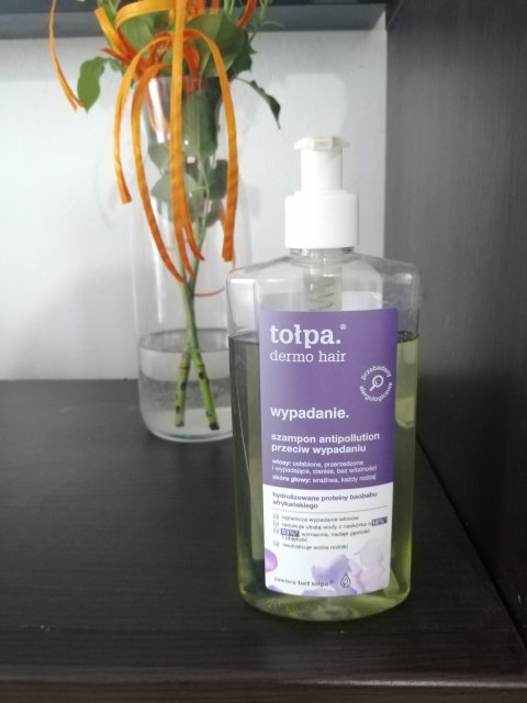 Tołpa Dermo Hair, Wypadanie. Szampon do włosów, Antipollution przeciw wypadaniu