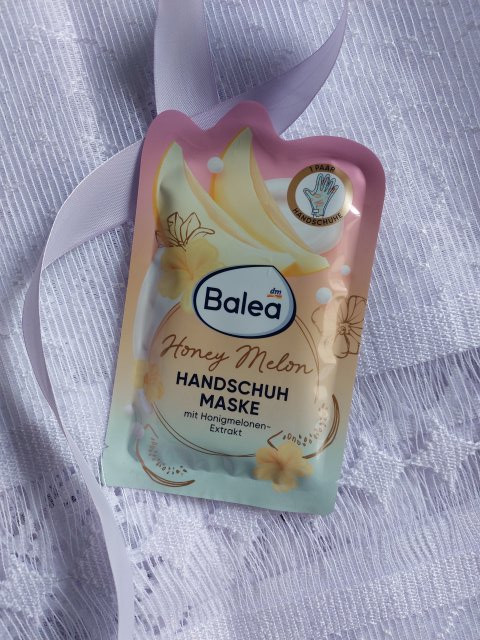 Balea Maska do dłoni, W rękawiczkach, Honey Melon 