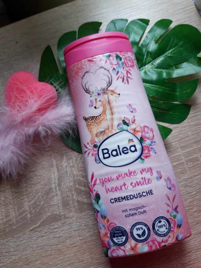 Balea Żel pod prysznic You make my heart smile o slodkim zapachu