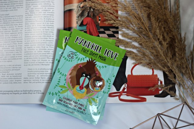 Maxbrands Marketing B.V. Face Sheet Mask, Maseczka do twarzy w płacie, Mandrill Love