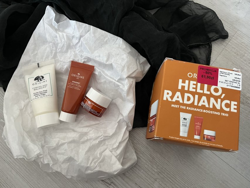 Zestaw origins kosmetyki 