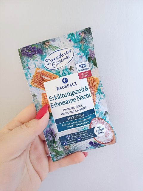 Dresdner Essenz Sól do kąpieli, Erkältungszeit & Erholsame Nacht