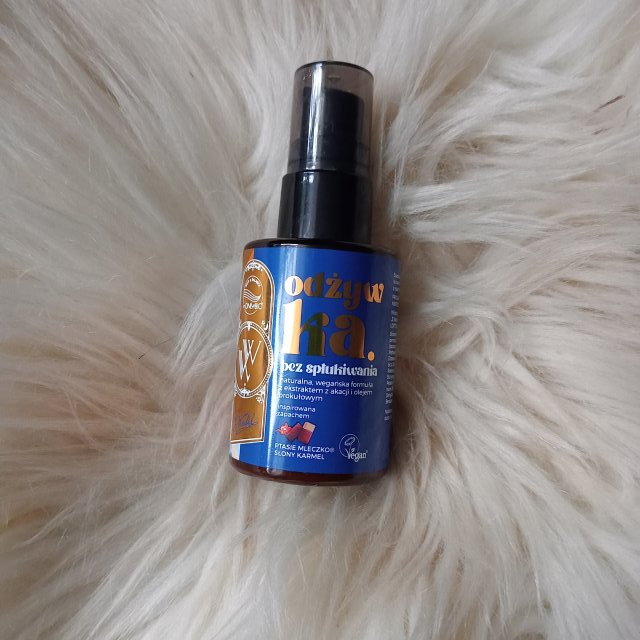 OnlyBio Hair in Balance, odżywka do włosów, bez spłukiwania, E. Wedel, Ptasie Mleczko i Słony Karmel 