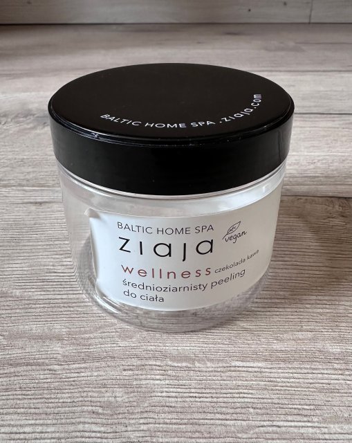 Ziaja Baltic Home SPA, Wellness, Peeling do ciała, Średnioziarnisty, Czekolada i kawa