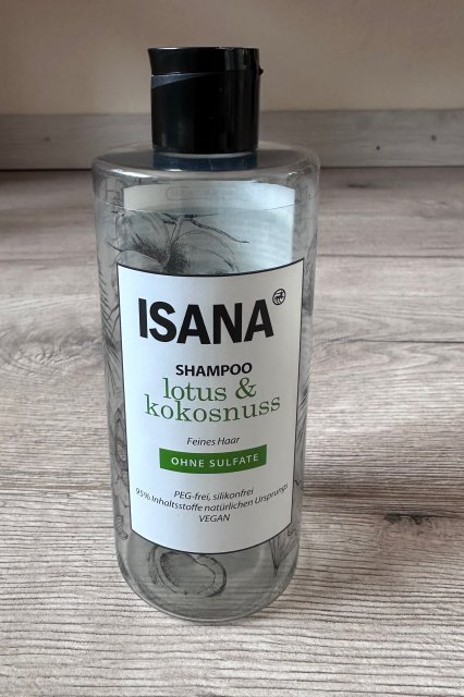 Isana Szampon do włosów, Lotus & Kokosnuss