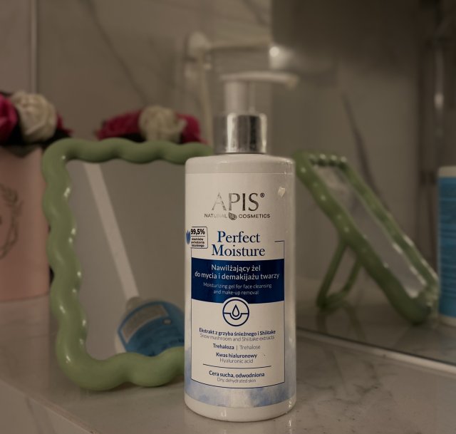 Apis Perfect Moisture, Żel do mycia i demakijażu twarzy, Nawilżający, Ekstrakt z grzyba śnieżnego