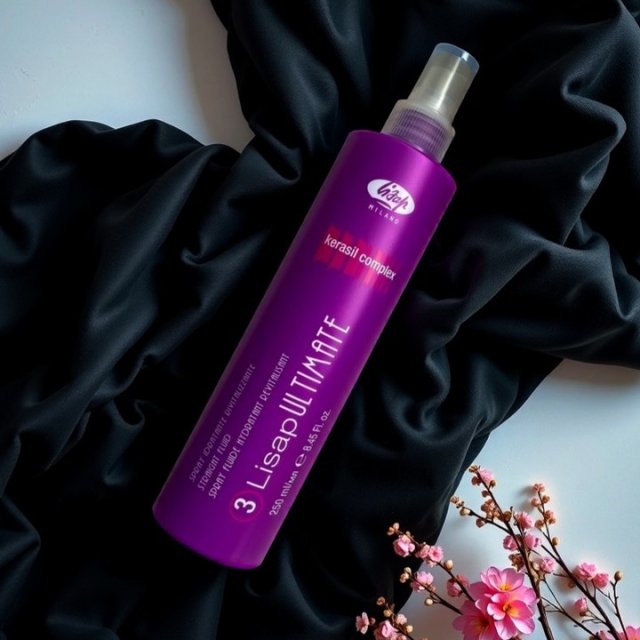 Lisap Milano Spray termoochronny do włosów, Ultimate Straight Fluid Plus Spray