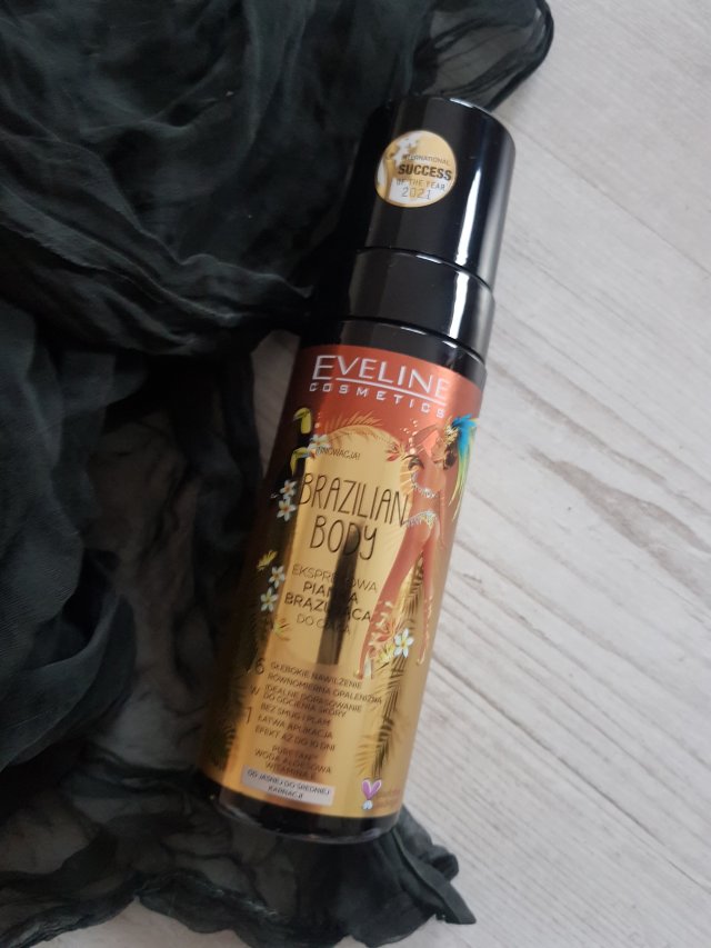 Eveline Brazilian Body, Pianka do ciała, Ekspresowa, Brązująca