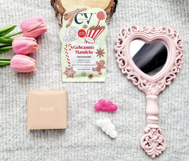 CV CadeaVera Maseczka do twarzy w płacie, Gebrannte Mandeln