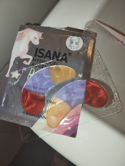 Isana Płatki pod oczy, Hydrożelowe, Rainbow, Z kwasem hialuronowym i ekstraktem z wanilii 