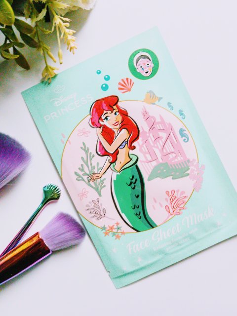Disney Beauty & Care Maska do twarzy w płacie, Ariel