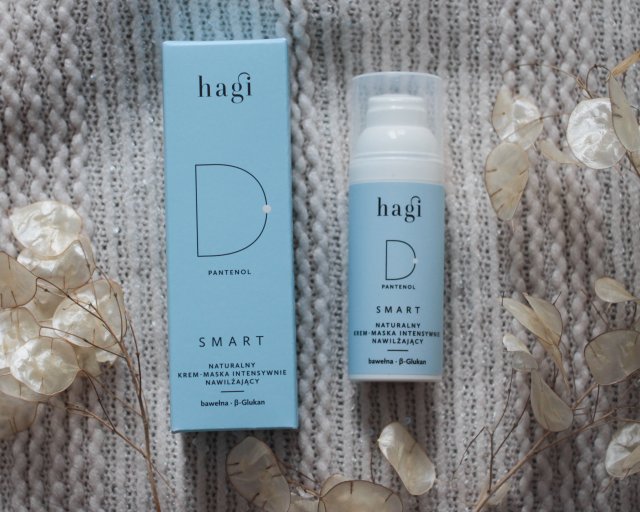Hagi Cosmetics Krem-maska do twarzy, Smart, Naturalny, Intensywnie nawilżający, D-Pantenol