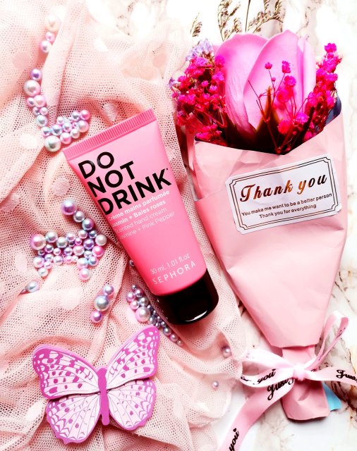 Sephora Krem do rąk, Do Not Drink, Perfumowany, Jaśmin + Różowy pieprz