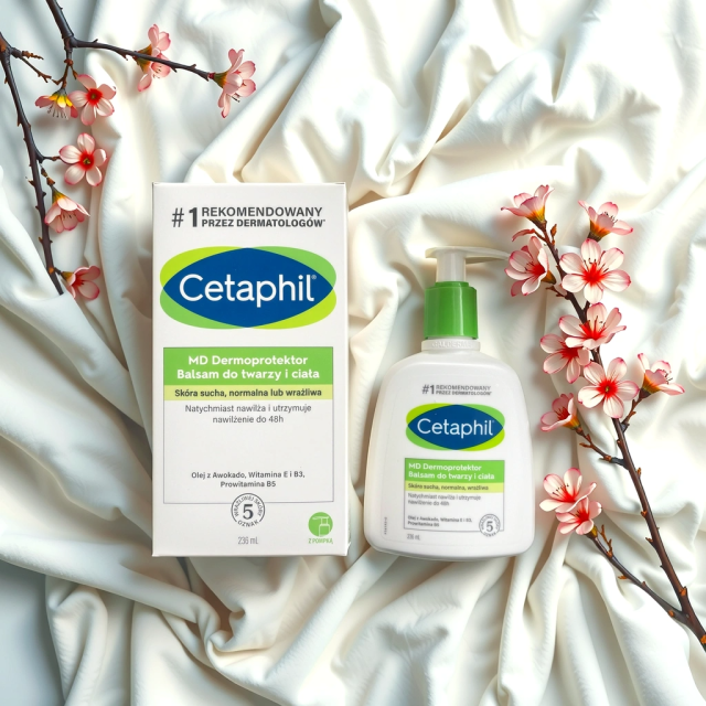 Cetaphil Balsam do twarzy i ciała, MD Dermoprotektor, Do skóry suchej lub wrażliwej