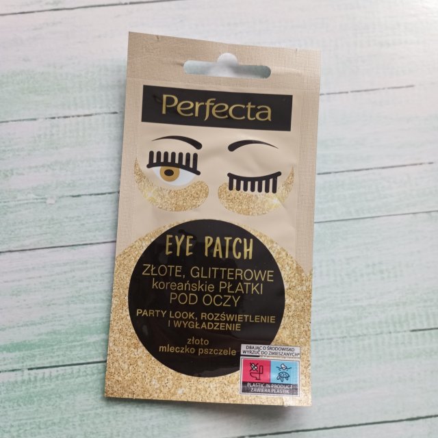 Perfecta Eye Patch, Płatki pod oczy, Złote, Glicerynowe, Koreańskie, Party Look, Rozświetlenie i wygładzenie
