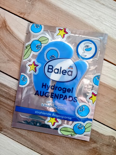 Balea Płatki pod oczy, Hydrożelowe, mit Hyaluron & Blaubeer- Extrakt