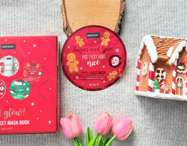 sence beauty Maseczka do twarzy w płacie, Sugar & Spice & Everything Nice!, Pan Ciastek