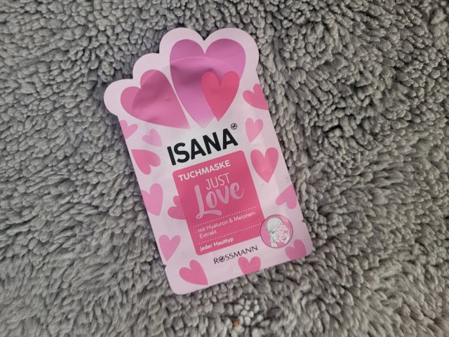 Isana Maseczka do twarzy w płacie, Just Love