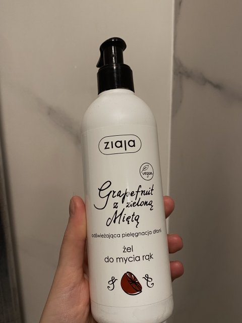 Ziaja Mydło do rąk w żelu, Grapefruit z zieloną miętą
