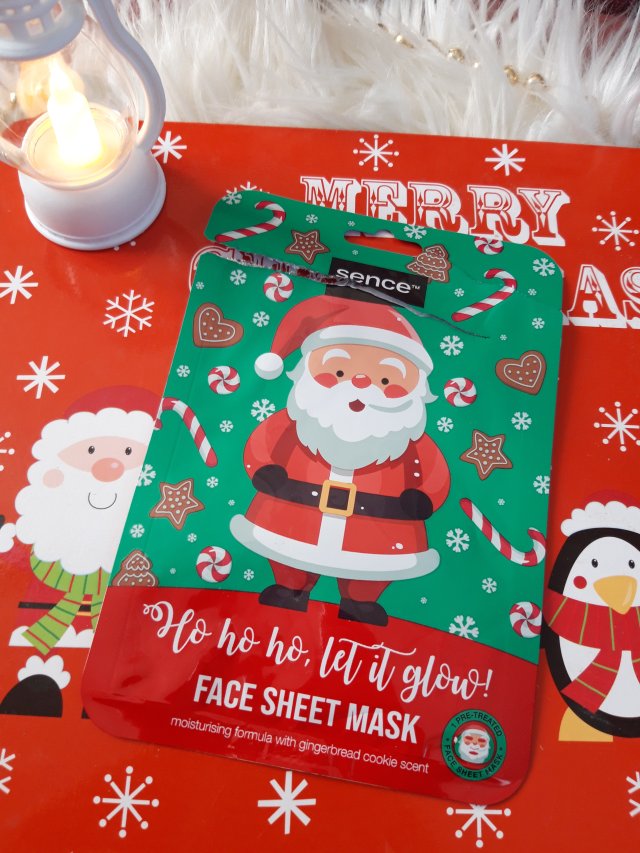 Sence Essentials Maska do twarzy w płachcie, Ho Ho Ho, Let it glow