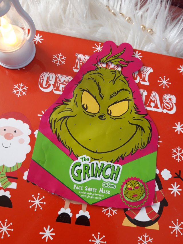 Topbrands Europe B.V. The Grinch, Maska do twarzy, Nawilżająca, Imbir