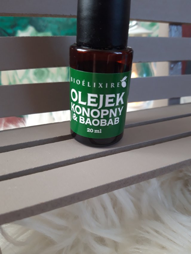 Bioélixire Olejek do włosów, Konopie i Baobab, Nawilżający 