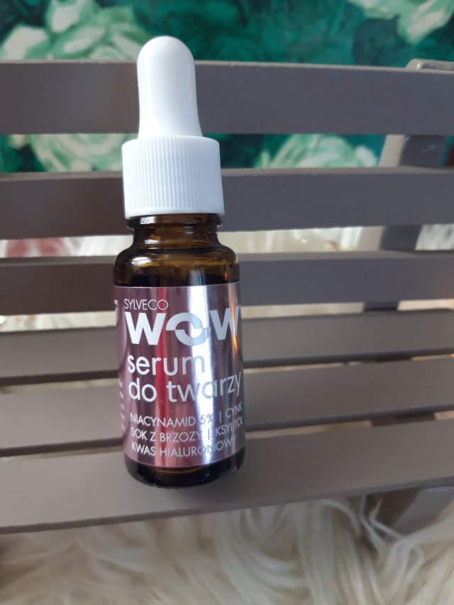 Sylveco WOW, Serum do twarzy, Niacynamid 5%, cynk, sok z brzozy, ksylitol, kwas hialuronowy