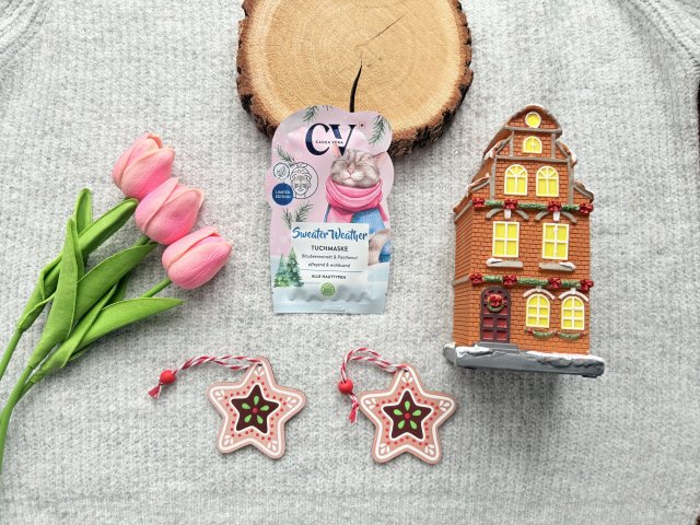 CV CadeaVera Maseczka do twarzy w płacie, Sweater Weather