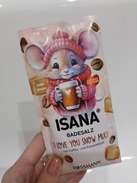 Isana I love you snow much, Sól do kąpieli 