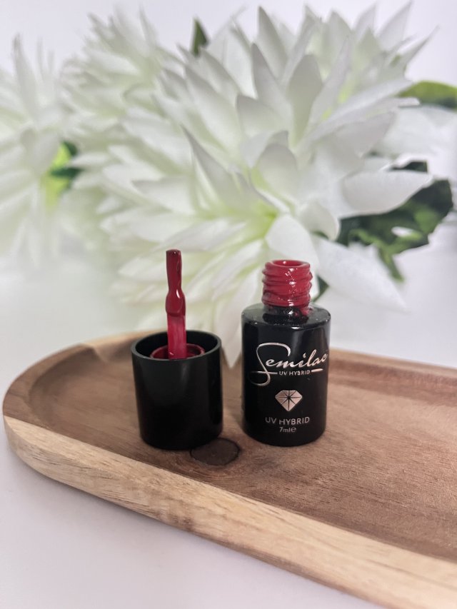 Semilac Lakier hybrydowy, 027 Intense Red