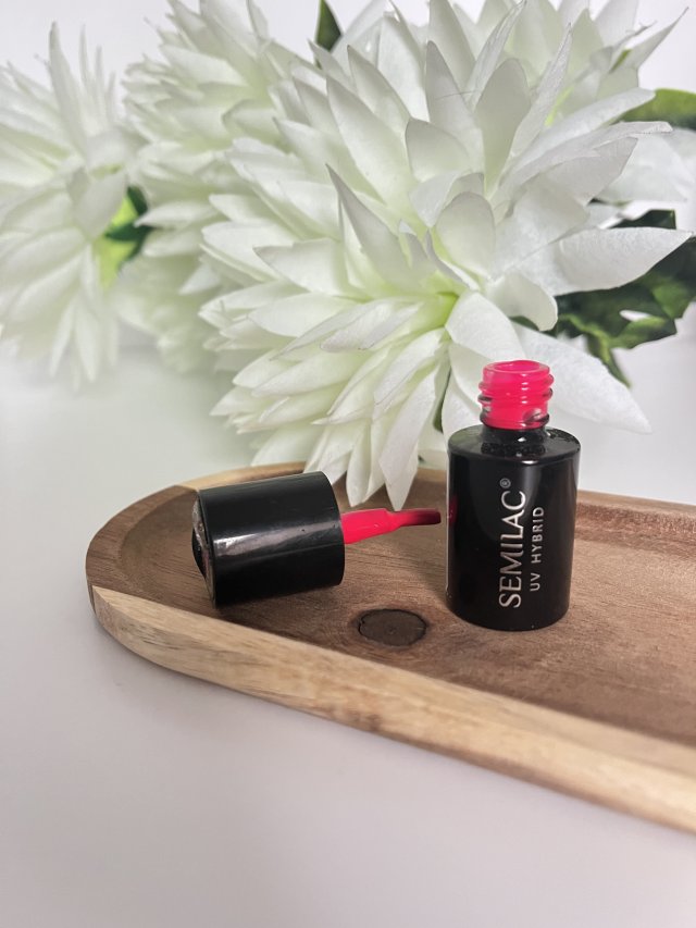 Semilac Lakier hybrydowy, 517 Neon Pink