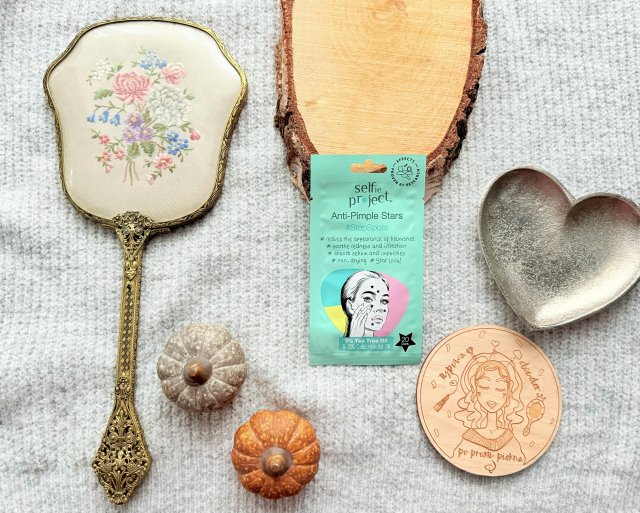 Selfie Project Plastry do twarzy na wypryski, #StopSpots, Anti-Pimple Stars, Gwiazdki, Tea Tree Oil & Calendula Oil